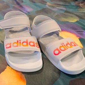 NIB Adidas Strappy Adilette Sandal, Size 7